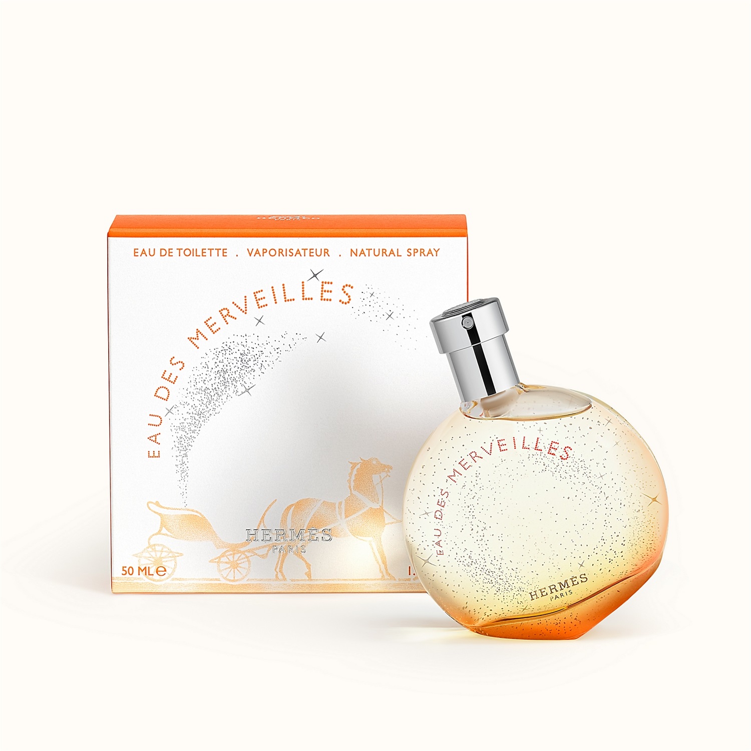 Hermès Eau des Merveilles Eau de Toilette 50ml - Fragranza Femminile Magica e Calda con Note di Ambra e Legno