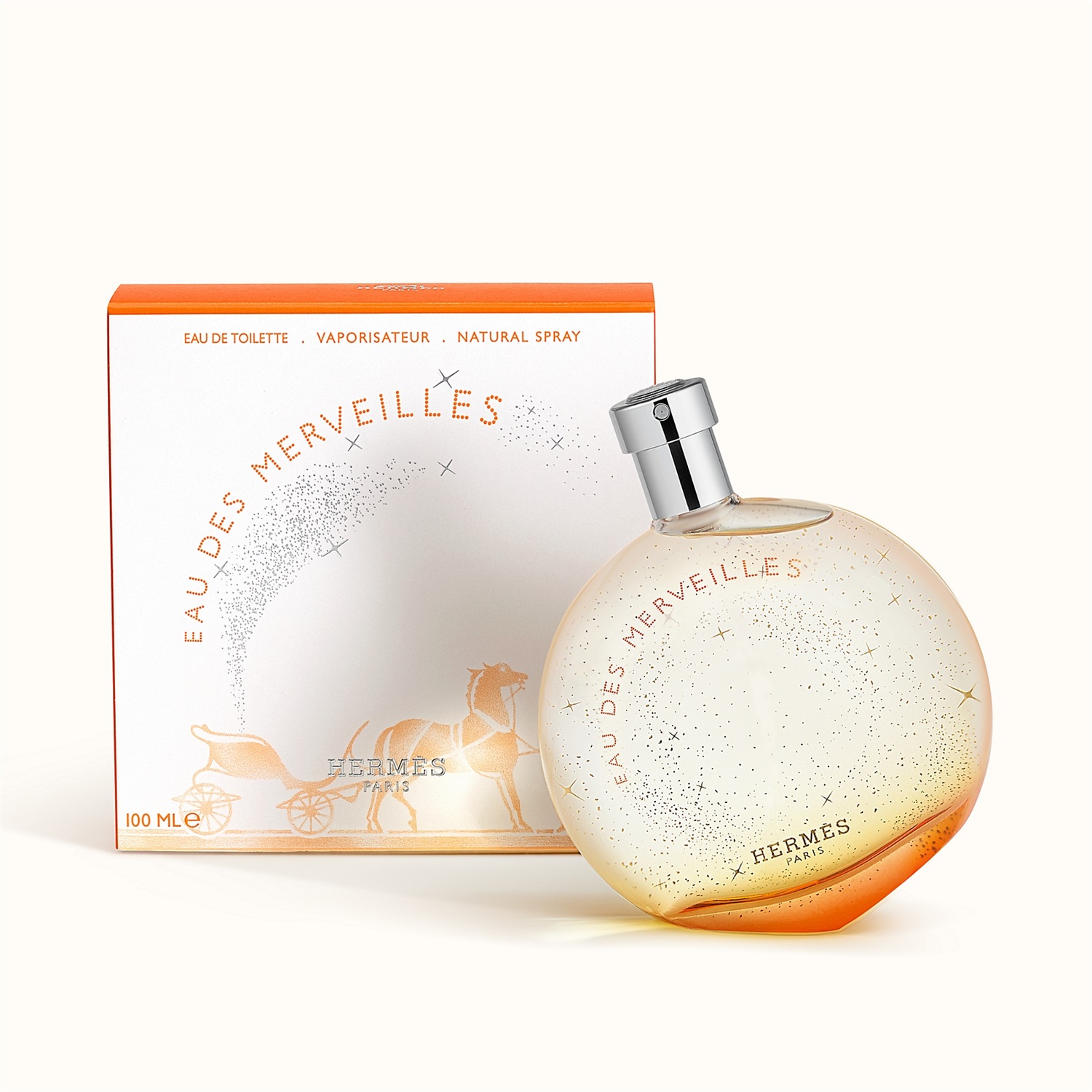 Hermès Eau des Merveilles Eau de Toilette Spray 100 ml - Fragranza Femminile Legnosa e Ambrata