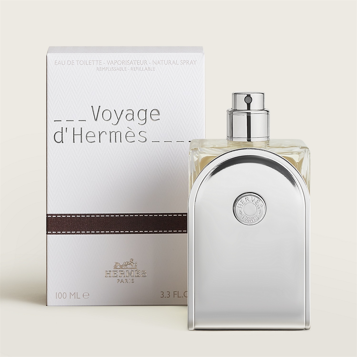 Hermès Voyage d'Hermès Eau de Toilette Unisex 100 ml - Fragranza Legnosa Fresca e Muschiata