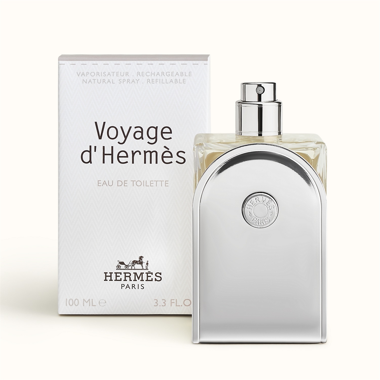 Hermès Voyage d'Hermès Eau de Toilette Unisex 100 ml - Fragranza Legnosa Fresca e Muschiata