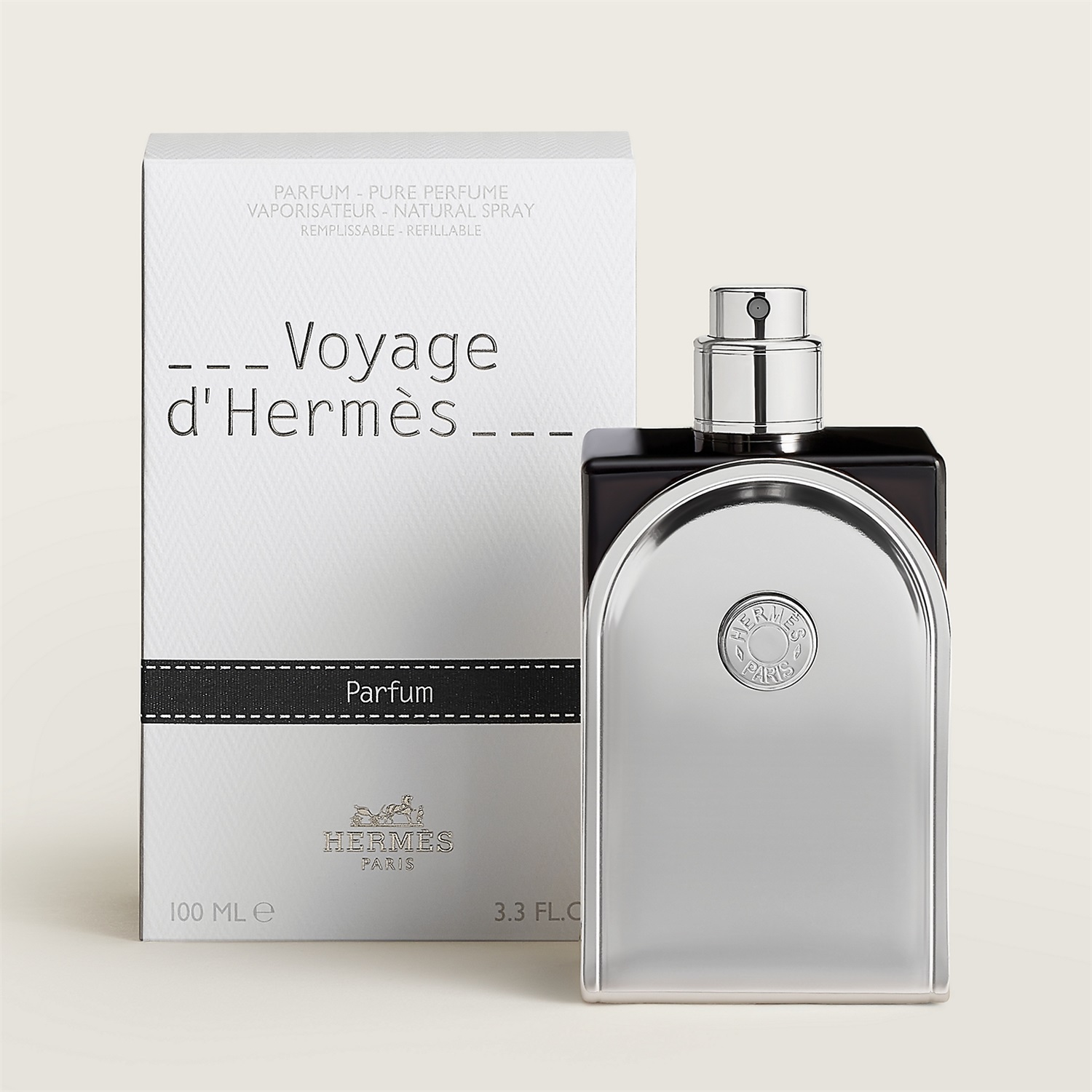 Hermès Voyage d'Hermès Parfum Spray Unisex 100 ml - Note di Bacche di Ginepro, Legno di Sandalo e Ambra