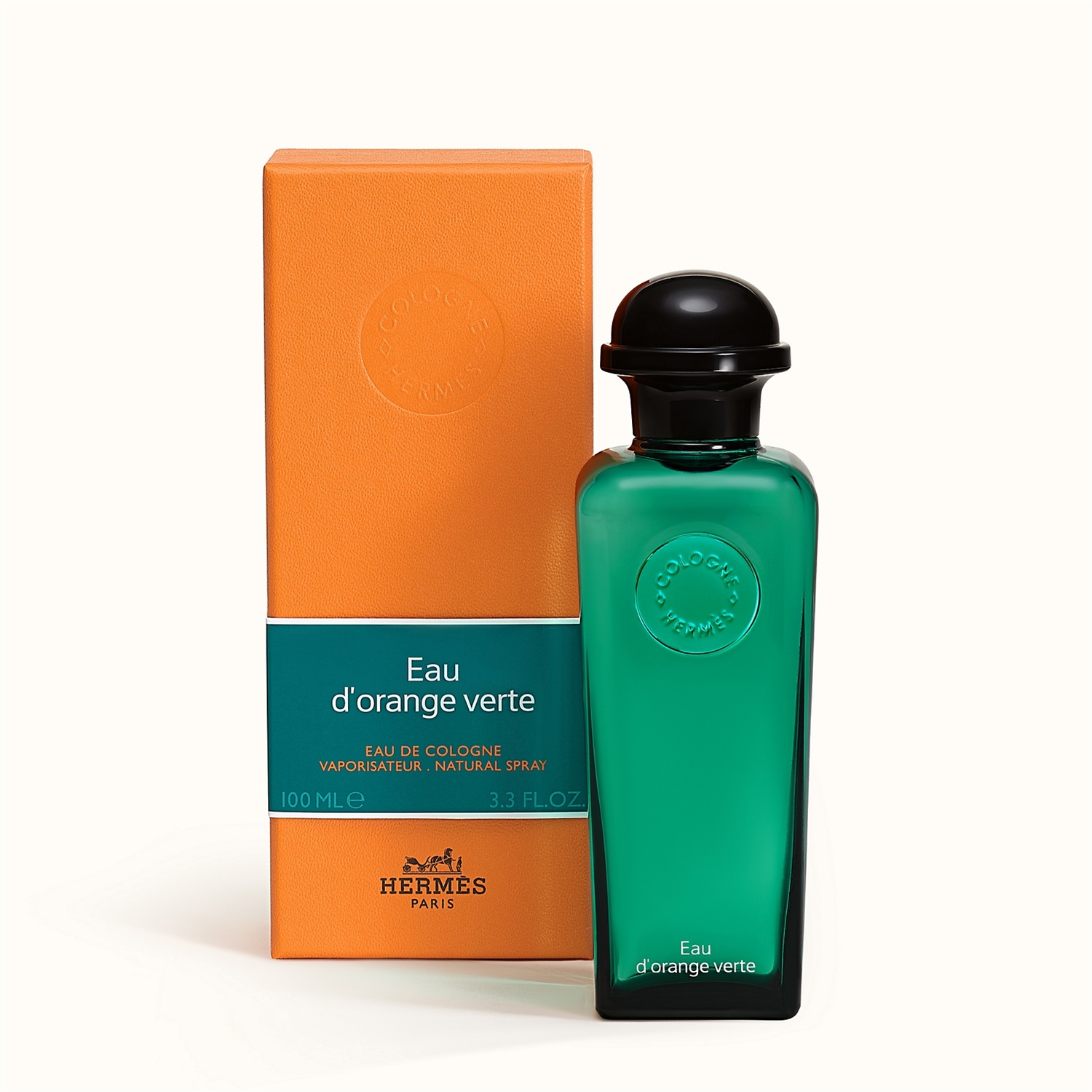 Hermès Eau d'Orange Verte Eau de Cologne 100 ml - Fragranza Unisex con Note Agrumate e Legnose
