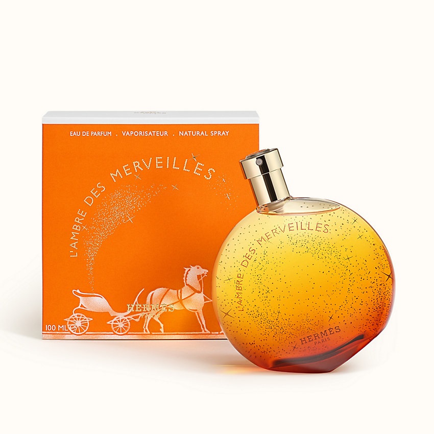 HERMÈS L'Ambre des Merveilles Eau de Parfum 100 ml - Fragranza Calda con Note di Ambra, Patchouli e Vaniglia