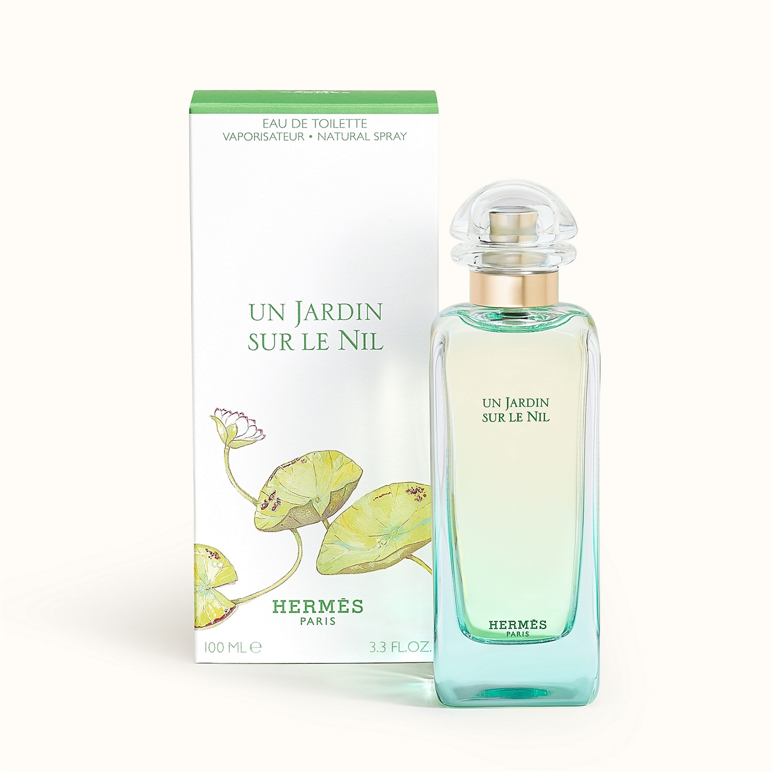 Hermès Un Jardin Sur Le Nil Eau de Toilette Unisex 50 ml - Fragranza Fresca e Vivace con Note di Pompelmo, Mango Verde e Loto