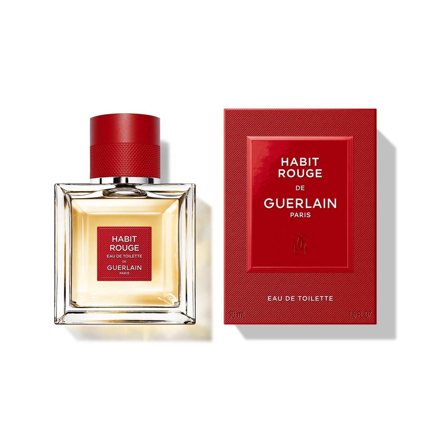 Guerlain Habit Rouge Eau de Toilette da Uomo 50ml - Profumo di Agrumi Orientali