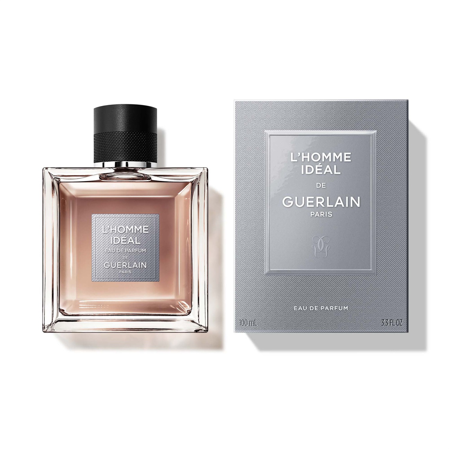 Guerlain L'Homme Idéal Eau de Parfum 50 ml - Fragranza Orientale Legnosa con Mandorla, Vaniglia e Cuoio