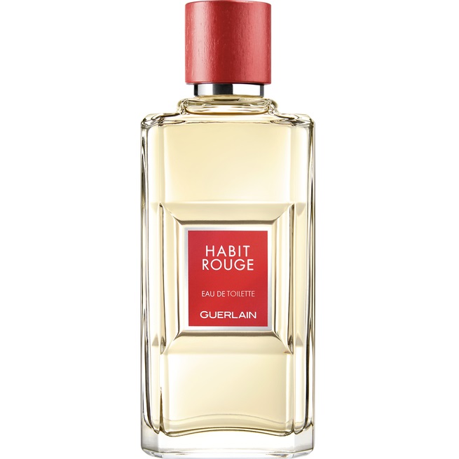 Guerlain Habit Rouge Eau de Toilette 100ml - Fragranza Maschile Elegante con Note Agrumate e Legnose, Creata nel 1965