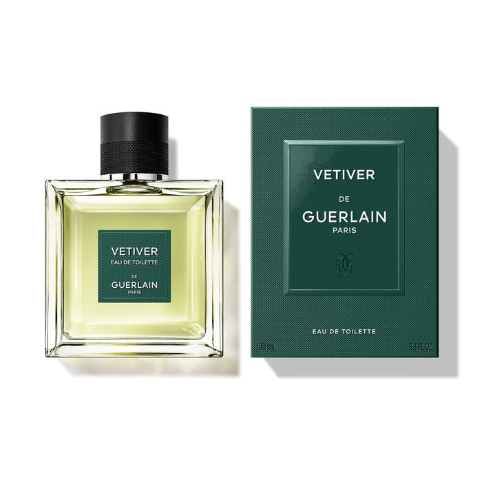 Guerlain Vétiver Eau de Toilette 100ml - Fragranza Legnosa e Speziata per Uomo con Note di Bergamotto, Limone e Tabacco