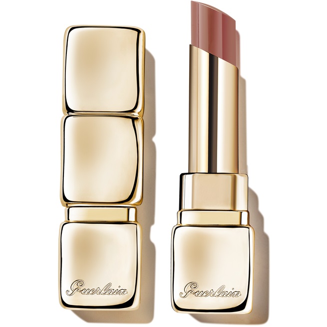Guerlain KissKiss Shine Bloom Rossetto Brillante 119 Floral Nude 3.2g - 95% Ingredienti Naturali, Finish Idratante e Levigante