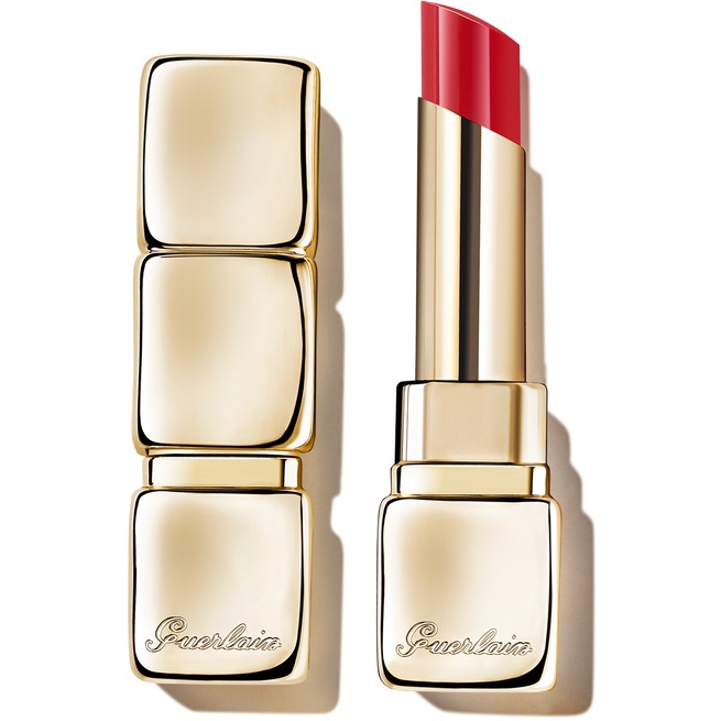 Guerlain KissKiss Shine Bloom 409 Fuchsia Flush - Rossetto Brillante 3.5g con 95% di Ingredienti Naturali