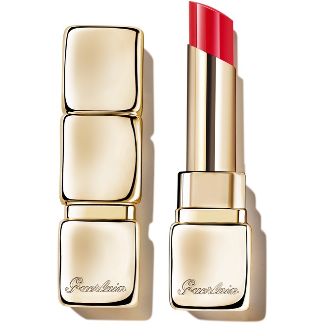 Guerlain KissKiss Shine Bloom Rossetto Brillante 609 Spring Rose 3.2g - 95% Ingredienti Naturali, Idratante