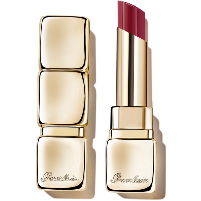 GUERLAIN KissKiss Shine Bloom Rossetto Brillante 3.2g - Colore 829 Tender Lilac con 95% di Ingredienti Naturali