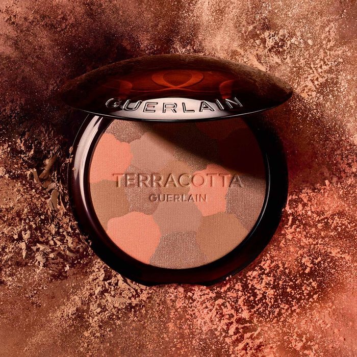 Guerlain Terracotta Light 00 Clair Rosé - Poudre Éclat Bonne Mine Naturale, 96% Ingredienti Naturali, Effetto Blush Lunga Tenuta