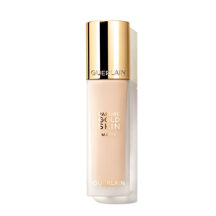 Guerlain Parure Gold Skin Matte Fondotinta Fluido Haute Perfection No Transfer 1C Cool / Rosé - 35 ml, Trattamento & Tenuta 24 Ore