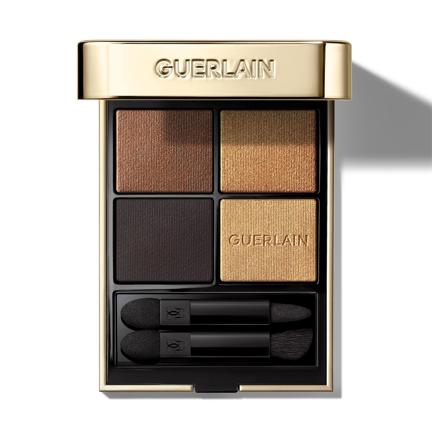 Guerlain Ombres G Palette di Ombretti 4 Colori Royal Jungle 940 - 6 g, Finish Metallico, Satinato, Opaco, Perlato