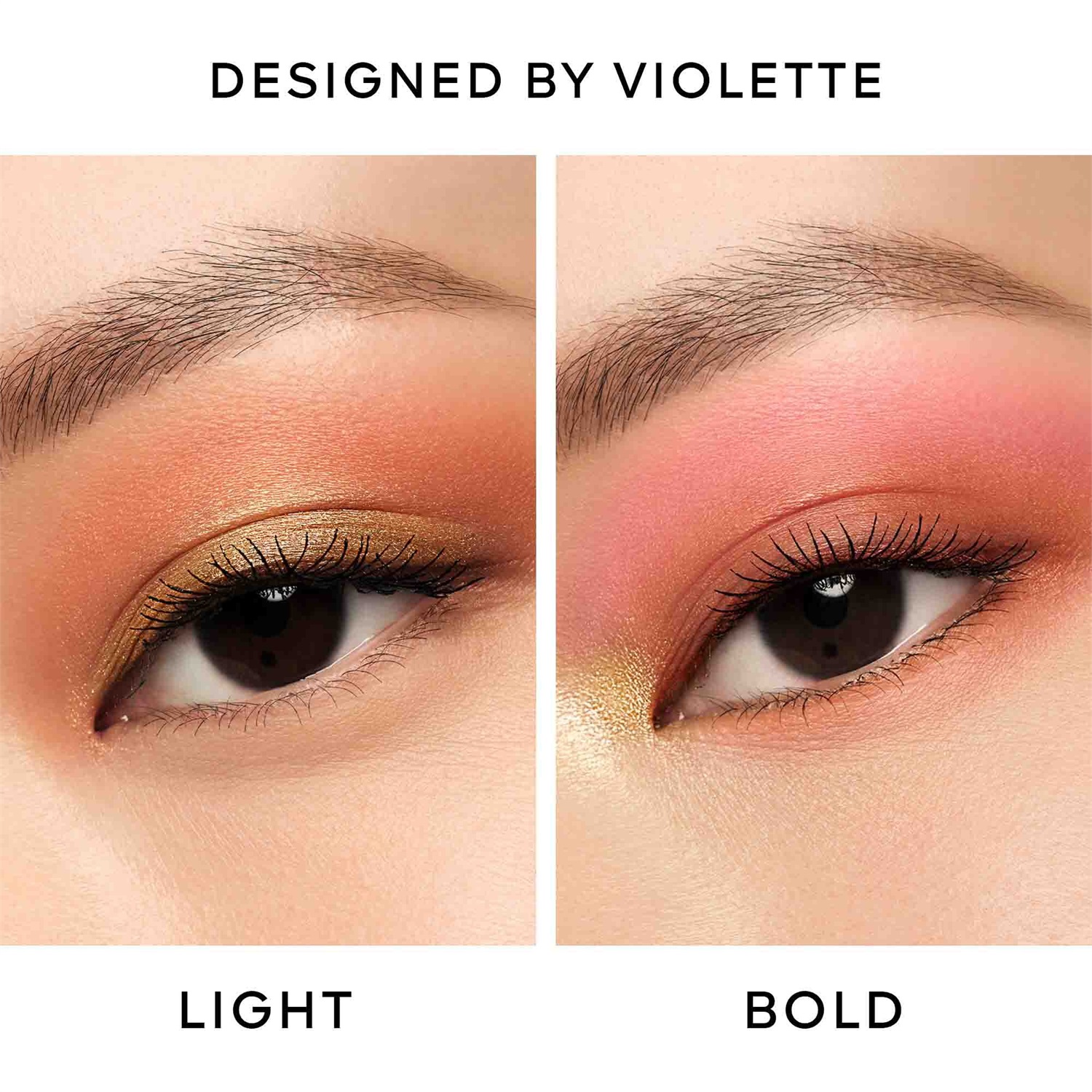 Guerlain Ombres G Palette di Ombretti 4 Colori N. 555 Metal Butterfly - 6 g, Finish Metallico, Satinato, Opaco e Perlato