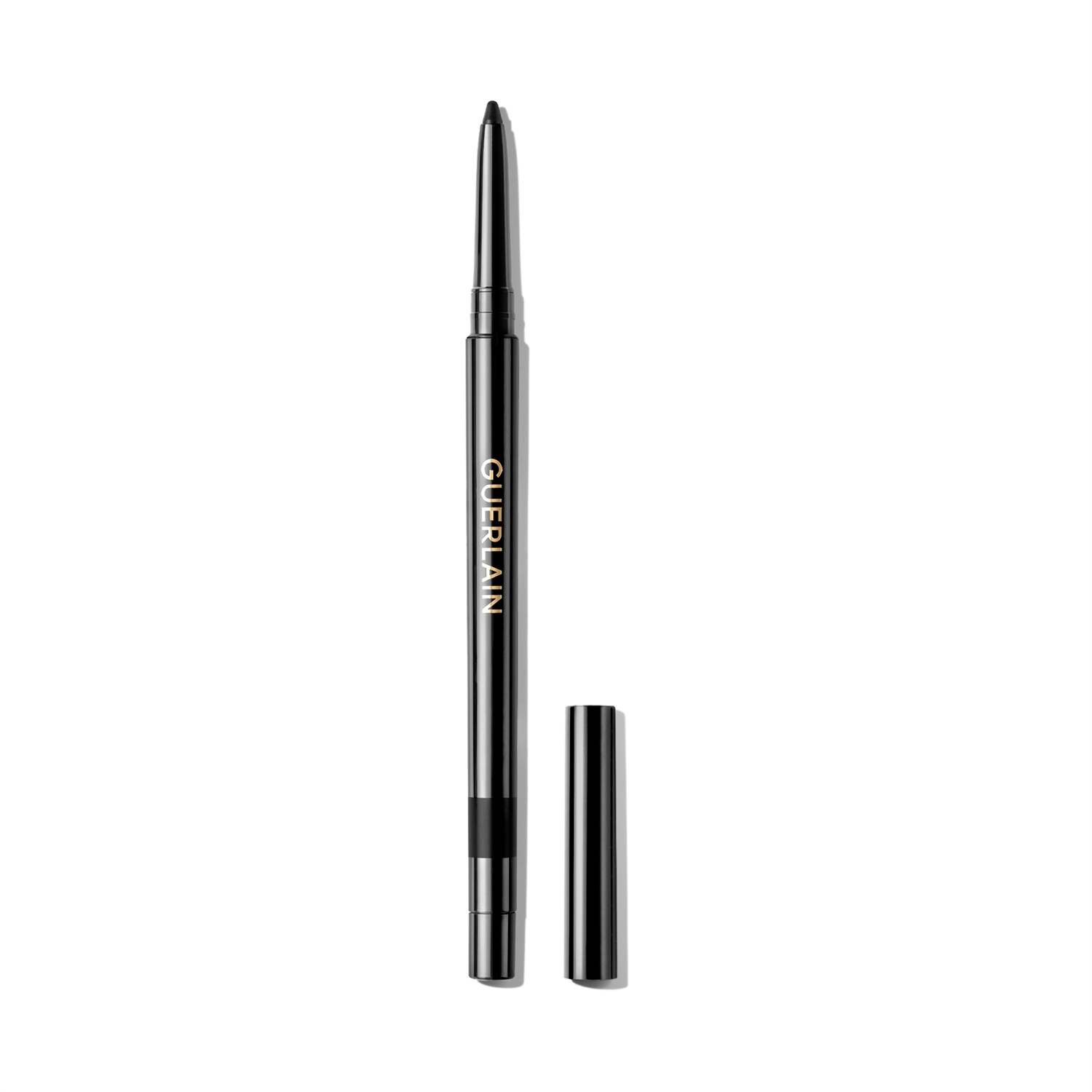 Guerlain Le Crayon Yeux Waterproof 01 Black Ebony 0.35 g - Matita Occhi Lunga Tenuta e Cremosa