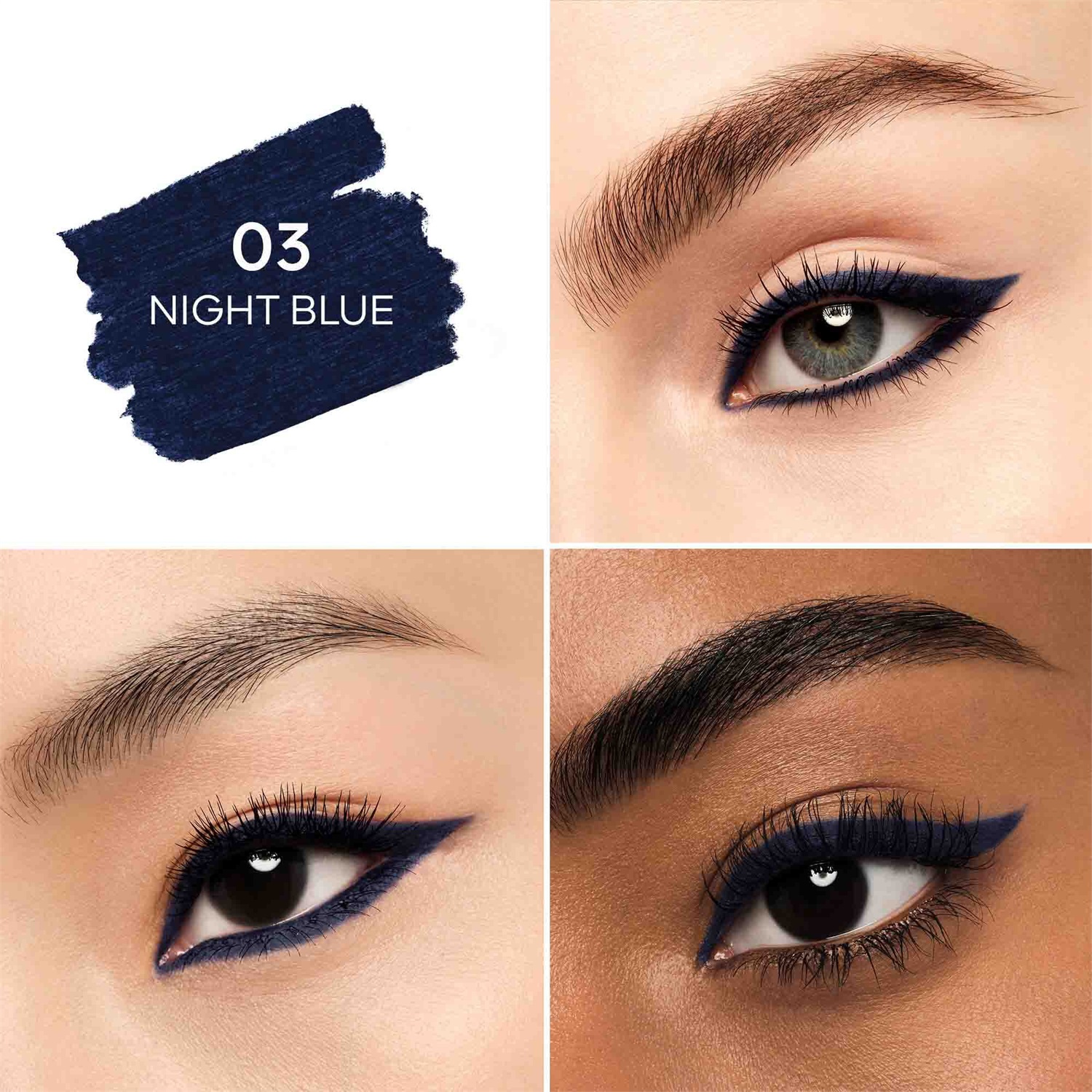Guerlain Le Crayon Yeux 03 Night Blue 0.35 g - Matita Occhi Waterproof a Lunga Tenuta con Texture Cremosa