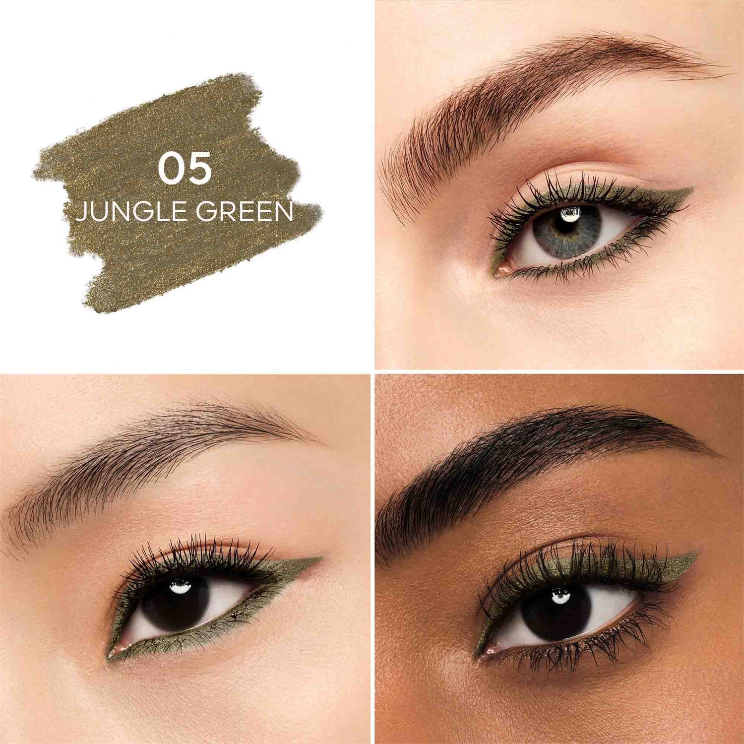 GUERLAIN Le Crayon Yeux Waterproof 05 Jungle Green - Matita Occhi Cremosa a Lunga Tenuta