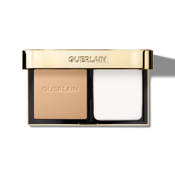 Guerlain Parure Gold Skin Control Fondotinta Compatto 3N Neutro - Alta Perfezione e Finish Matte con Oro 24 Carati e Estratti di Peonia Bianca