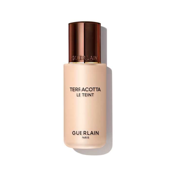 Guerlain Terracotta Le Teint Fondotinta Liquido 35ml 0C Freddo/Rosato - 95% Ingredienti Naturali, Effetto Bonne Mine, Tenuta 24 Ore