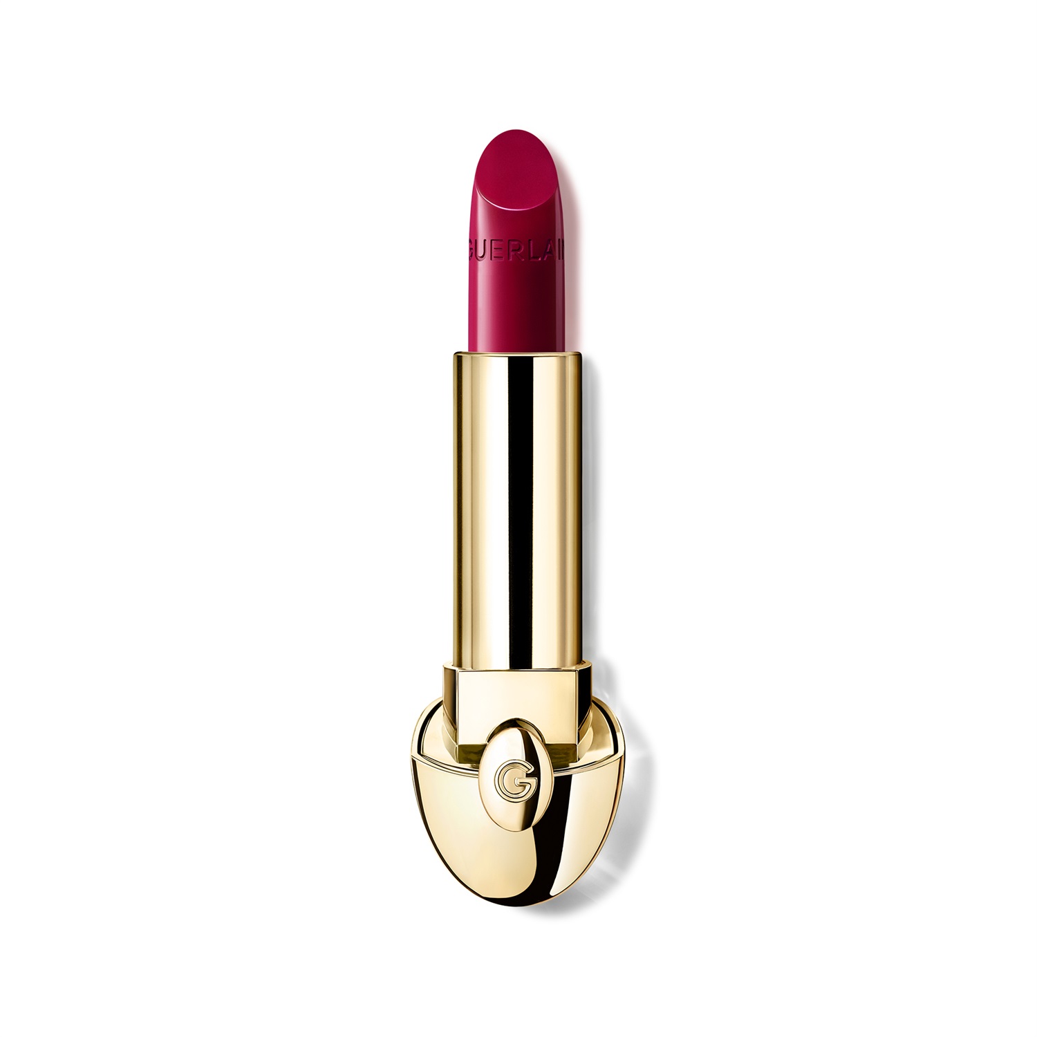 GUERLAIN Rouge G Satin Ricarica 919 Le Rouge Cassis - Rossetto Ultra-Care Personalizzabile 3,5 g