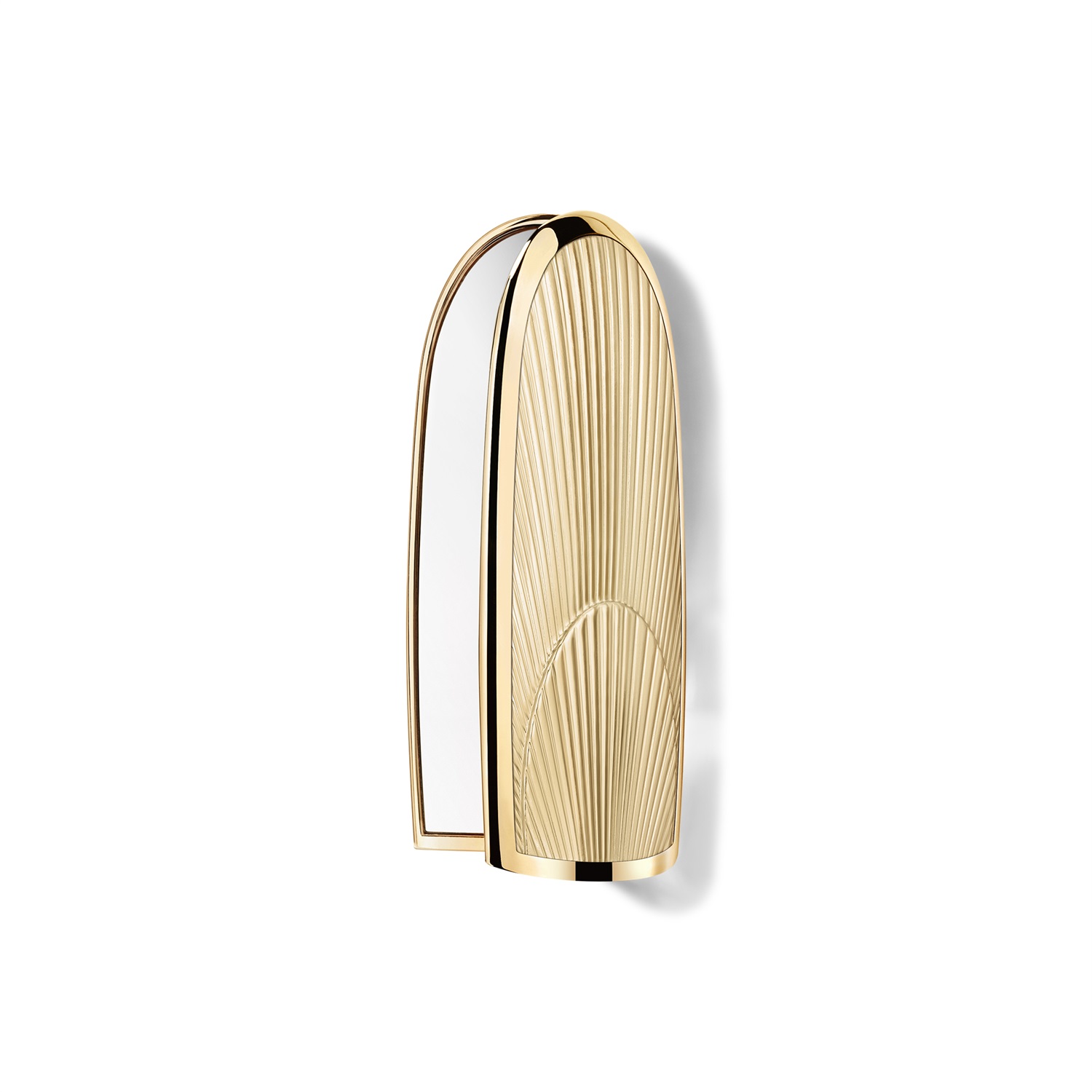 Guerlain Rouge G L'Art Déco - Cover Gioiello Personalizzabile in Oro Metallo con Doppio Specchio