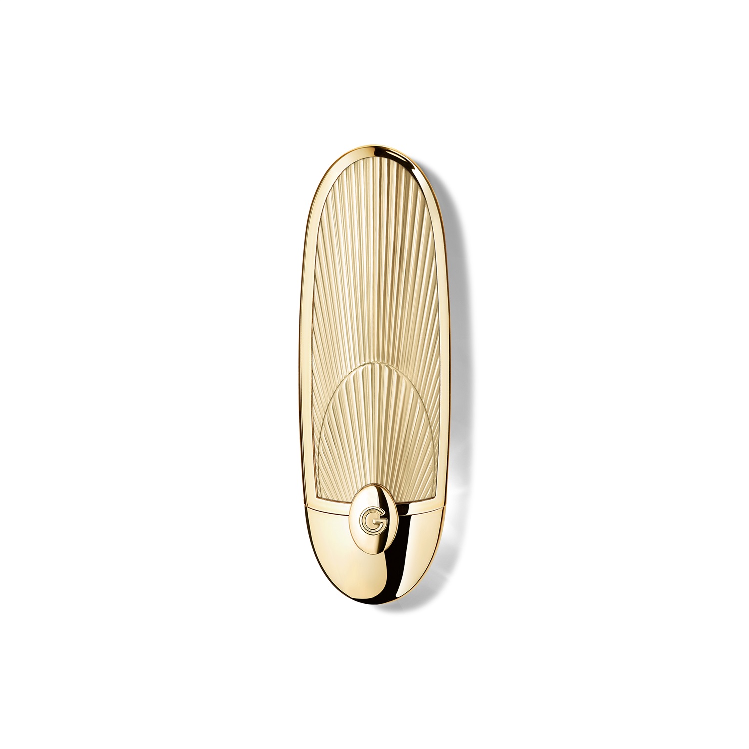 Guerlain Rouge G L'Art Déco - Cover Gioiello Personalizzabile in Oro Metallo con Doppio Specchio