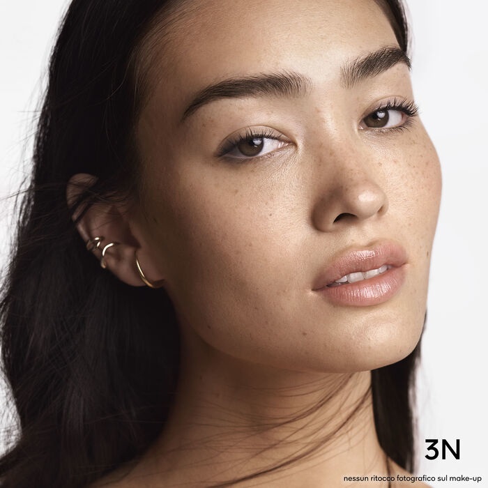 Guerlain Terracotta Le Teint Fondotinta Liquido 3W Caldo/Dorato - 35 ml, 95% Ingredienti Naturali, Effetto Bonne Mine, Tenuta 24 Ore, No Transfer