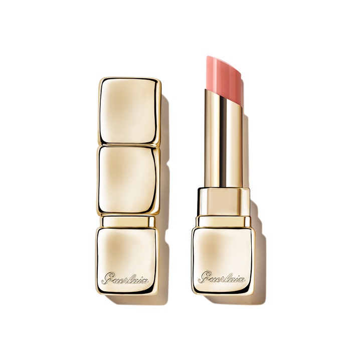 Guerlain KissKiss Bee Glow 129 Blossom Glow - Balsamo Labbra Colorato al Miele con il 98% di Ingredienti Naturali, Idratante e Nutriente, 3,2 g