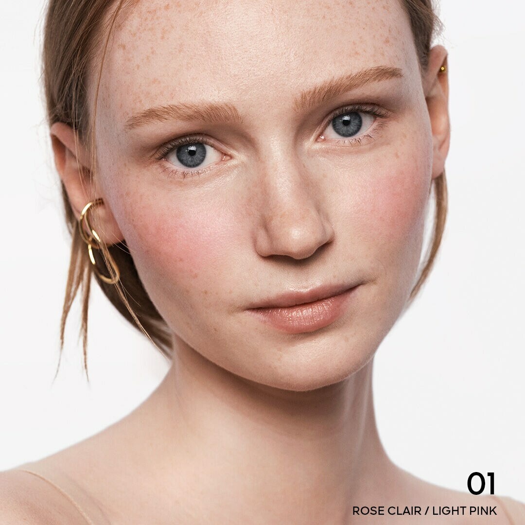 GUERLAIN Terracotta Blush - Blush Effetto Bonne Mine 01 Light Pink - 90% Ingredienti Naturali - 5g