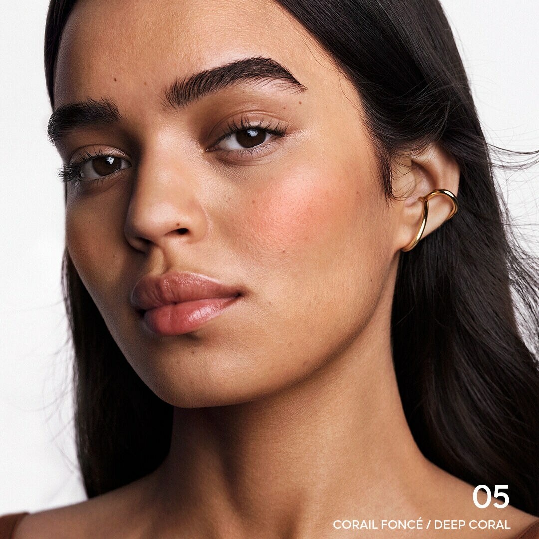 Guerlain Terracotta Blush Effetto Bonne Mine - 05 Dark Coral - 90% Ingredienti Naturali - 5 g