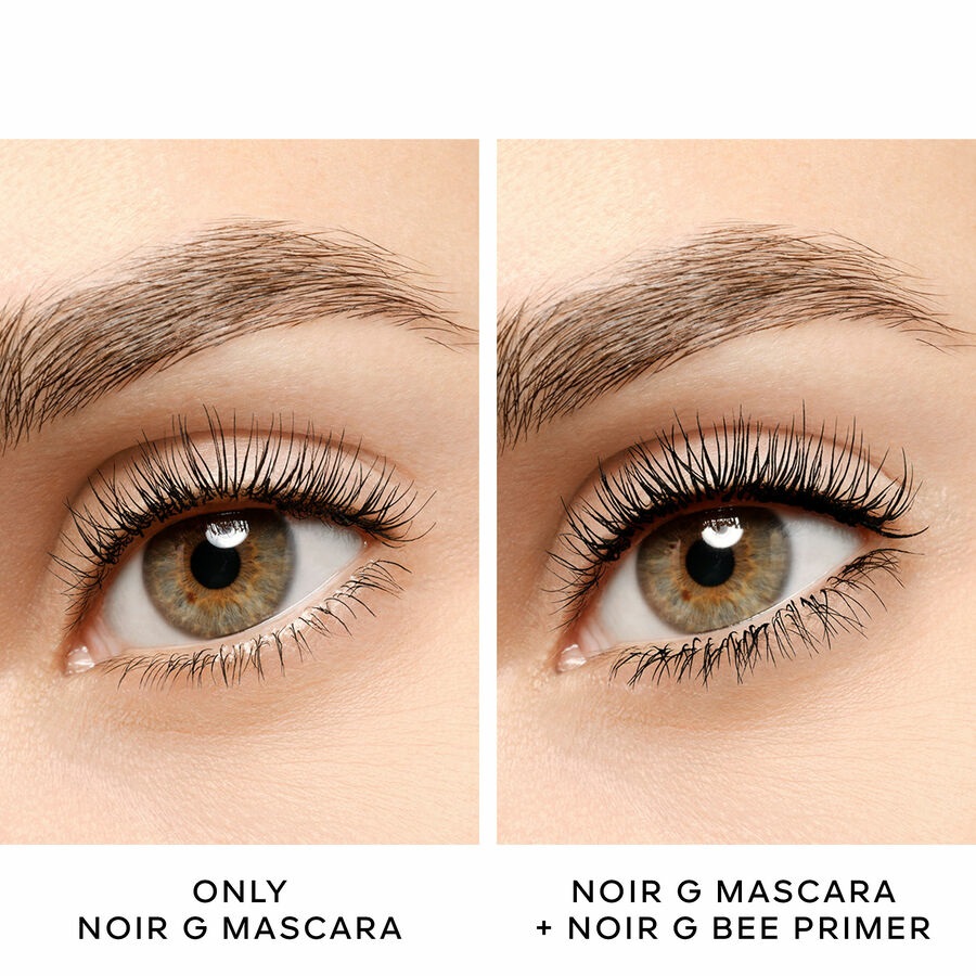 Guerlain Noir G Bee Primer - Base Mascara in Siero Infuso di Miele 6 g, Volumizzante e Rinforzante per Ciglia