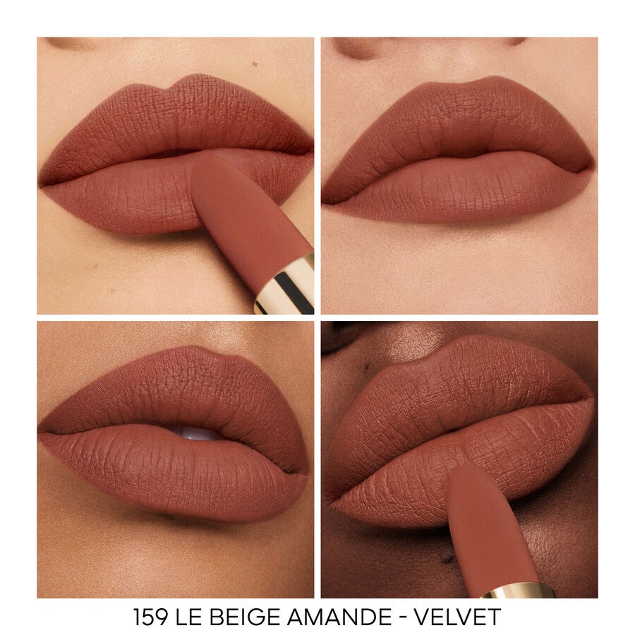 Guerlain Rouge G 159 Le Beige Amande - Velvet Refill, Rossetto Gioiello Personalizzabile con Alta Pigmentazione e Lunga Tenuta