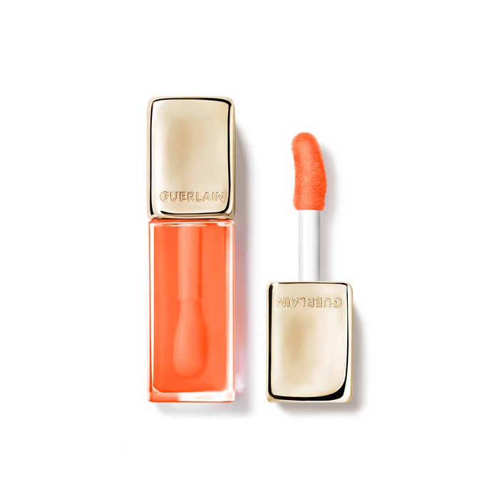 Guerlain KissKiss Bee Glow Oil 319 Peach Glow - Olio Labbra Rimpolpante e Idratante 9,5ml