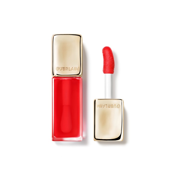 Guerlain KissKiss Bee Glow Oil 775 Poppy Glow - Olio Labbra Rimpolpante e Idratante 9,5 ml