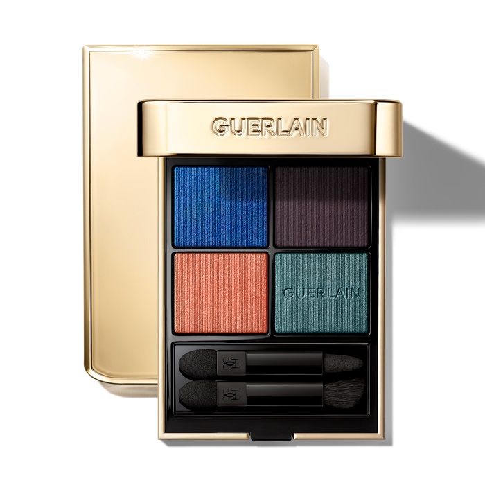 Guerlain Ombres G Ombretti 4 Colori 360 Mystic Peacock - Texture Straordinaria, Finish Opaco, Metallico, Perlato e Satinato