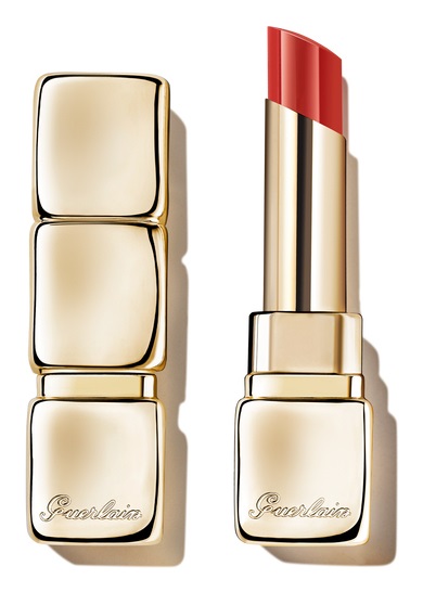 Guerlain KissKiss Shine Bloom Rossetto Brillante 519 Floral Brick - 95% Ingredienti Naturali, Finish Brillante, Idratazione 24 Ore