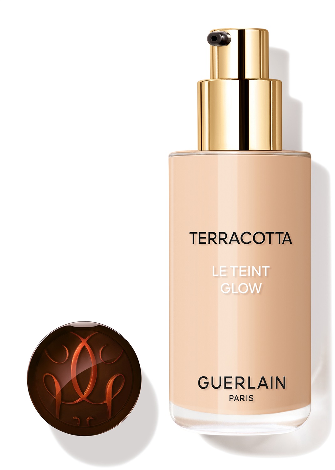 Guerlain Terracotta Le Teint Glow Fondotinta 35 ml 1N Neutral - Luminosità Naturale, Lunga Tenuta, No Transfer