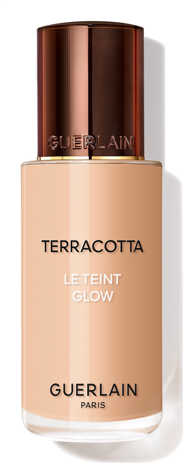 Guerlain Terracotta Le Teint Glow Fondotinta 35 ml 2.5N Neutro - Effetto Luminosità Naturale, Lunga Tenuta, No Transfer