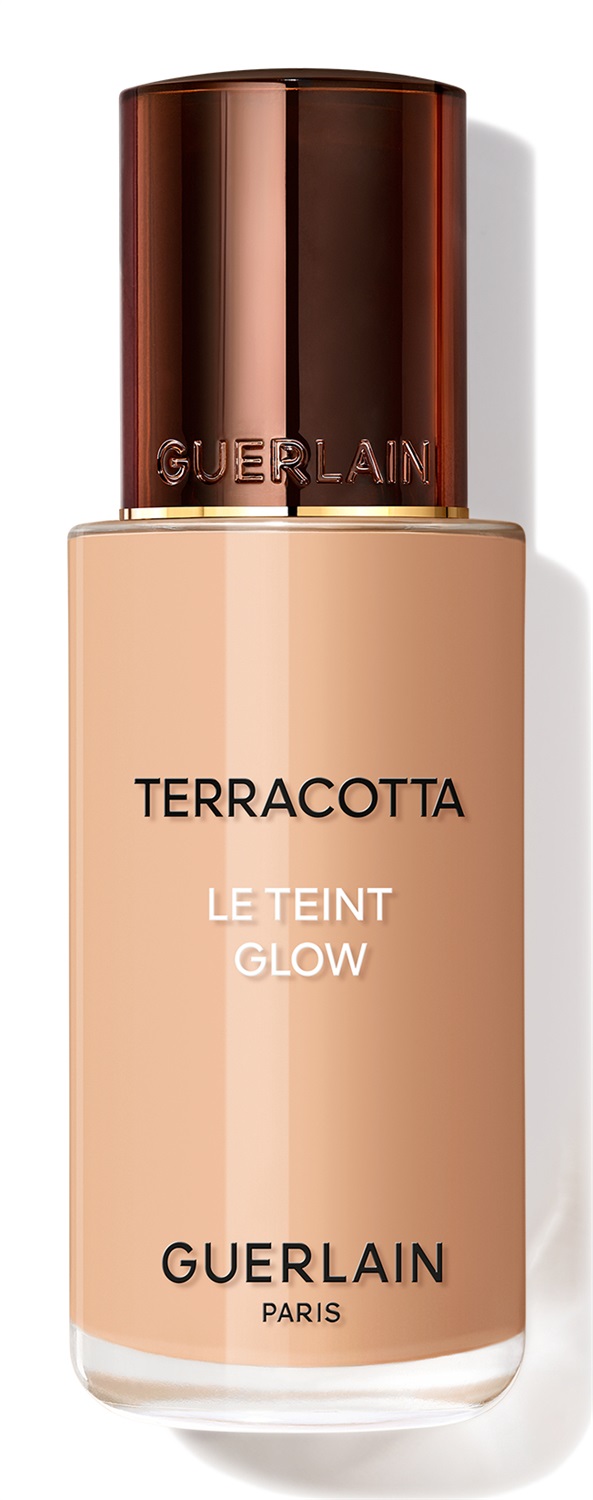 Guerlain Terracotta Le Teint Glow Fondotinta Luminosità Effetto Naturale 3.5N Neutro - A Lunga Tenuta, No Transfer, 35 ml