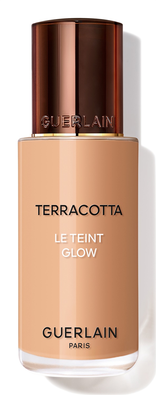 Guerlain Terracotta Le Teint Glow Fondotinta Liquido 35 ml - Luminosità Naturale, Lunga Tenuta, No Transfer, 4N Neutro