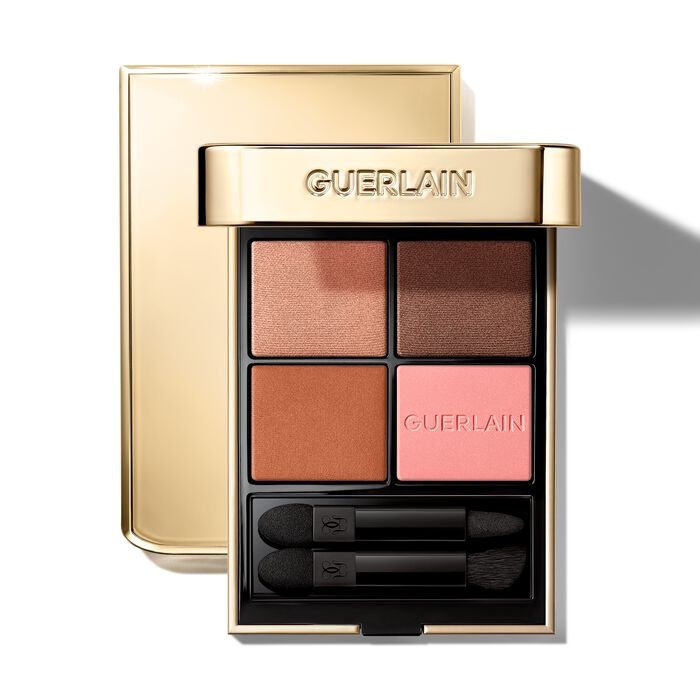 Guerlain Ombres G Palette di Ombretti 4 Colori N° 129 Honey Amber - Satinato, Opaco, Metallico, Perlato