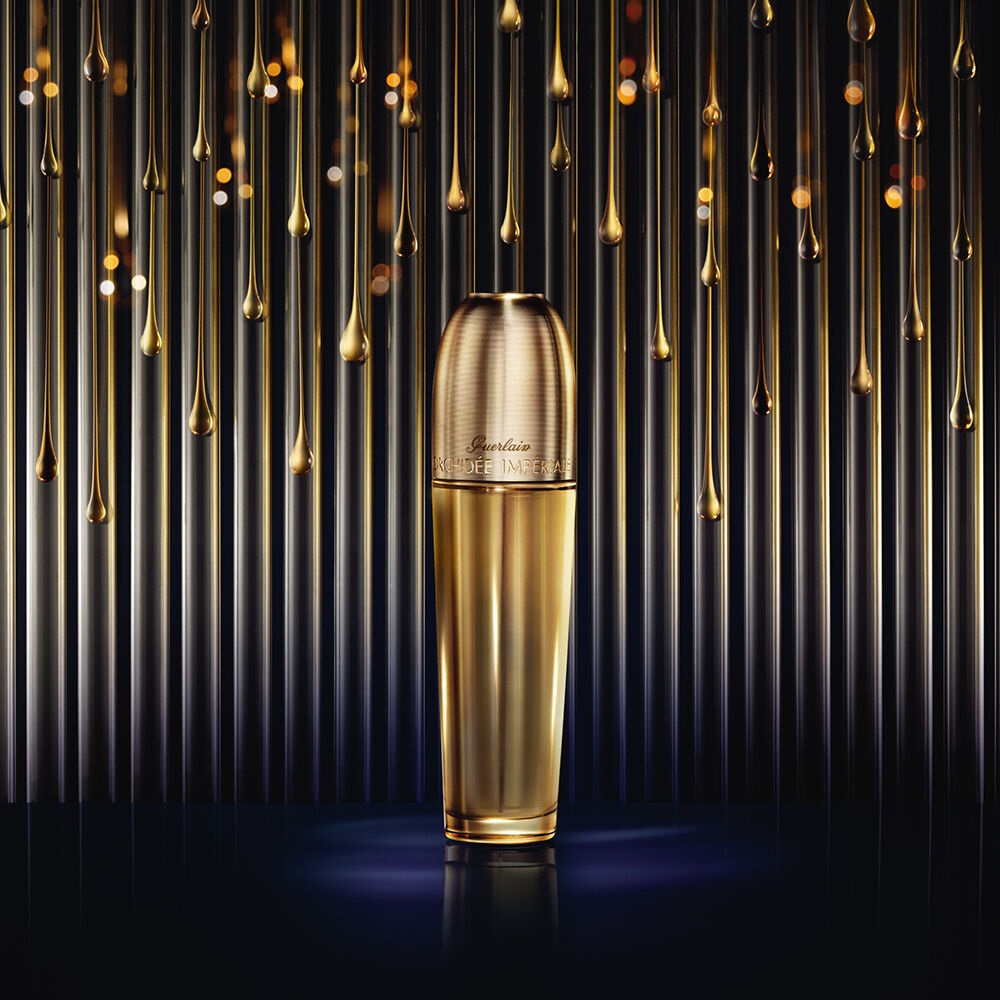 Guerlain Orchidée Impériale L'Huile Impériale 30 ml - Olio Viso Setoso e Nutriente con 20 Oli Botanici