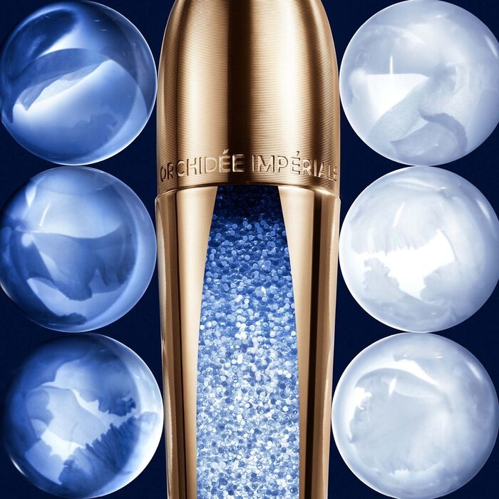 Guerlain Orchidée Impériale Le Concentré Micro-Lift Siero 50ml - Tripla Azione Rigenerante, Tonificante e Rimodellante