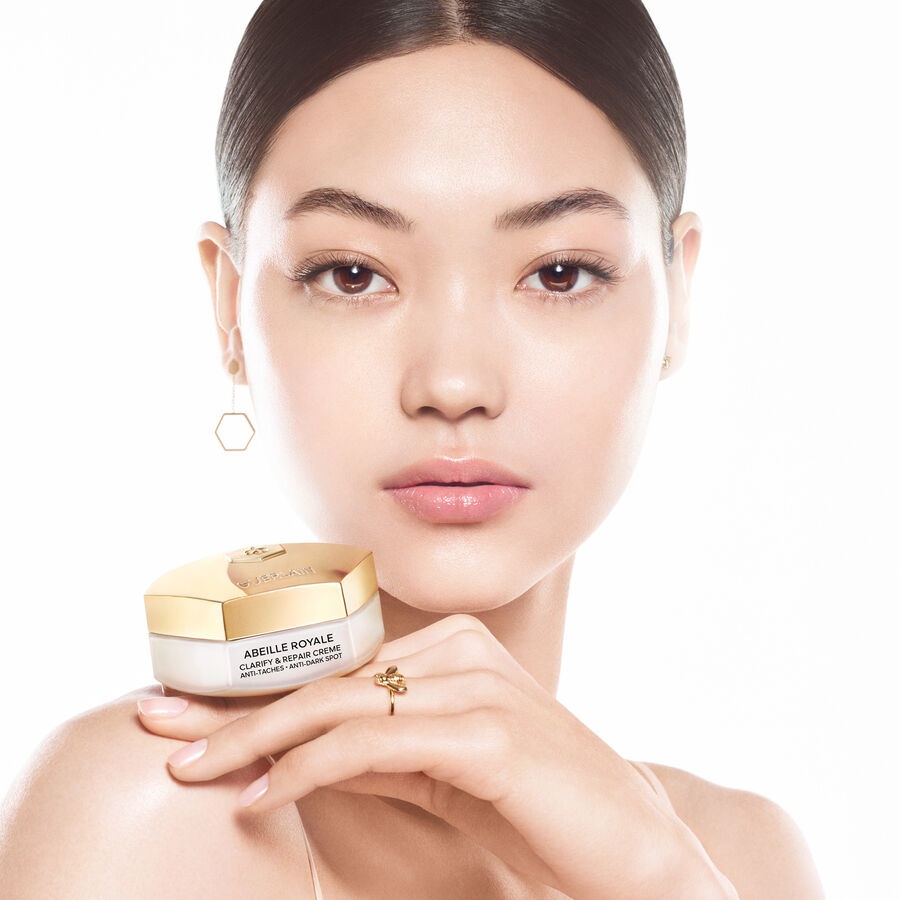 Guerlain Abeille Royale Clarify & Repair Creme 50ml - Crema Anti-Macchie e Antirughe con Vitamina C e Miele Bianco