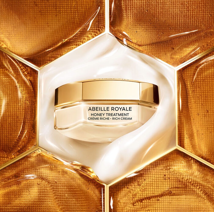 Guerlain Abeille Royale Honey Treatment Rich Cream 50ml - Crema Viso Anti-Età per Pelli Secche e Molto Secche