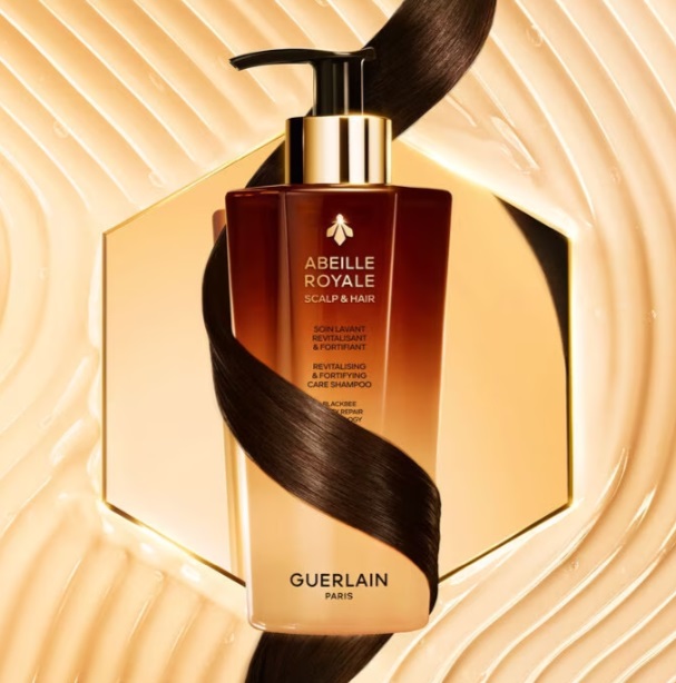 Guerlain Abeille Royale Revitalising & Fortifying Care Shampoo 290 ml - Shampoo Rivitalizzante e Fortificante per Tutti i Tipi di Capelli