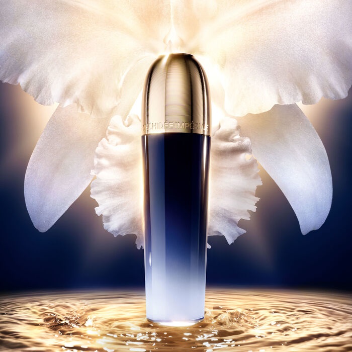 Guerlain Orchidée Impériale Le Concentré Lotion-Essence 140ml - Lozione Anti-Età Attivatrice di Longevità con 22% di Essenza Skincare