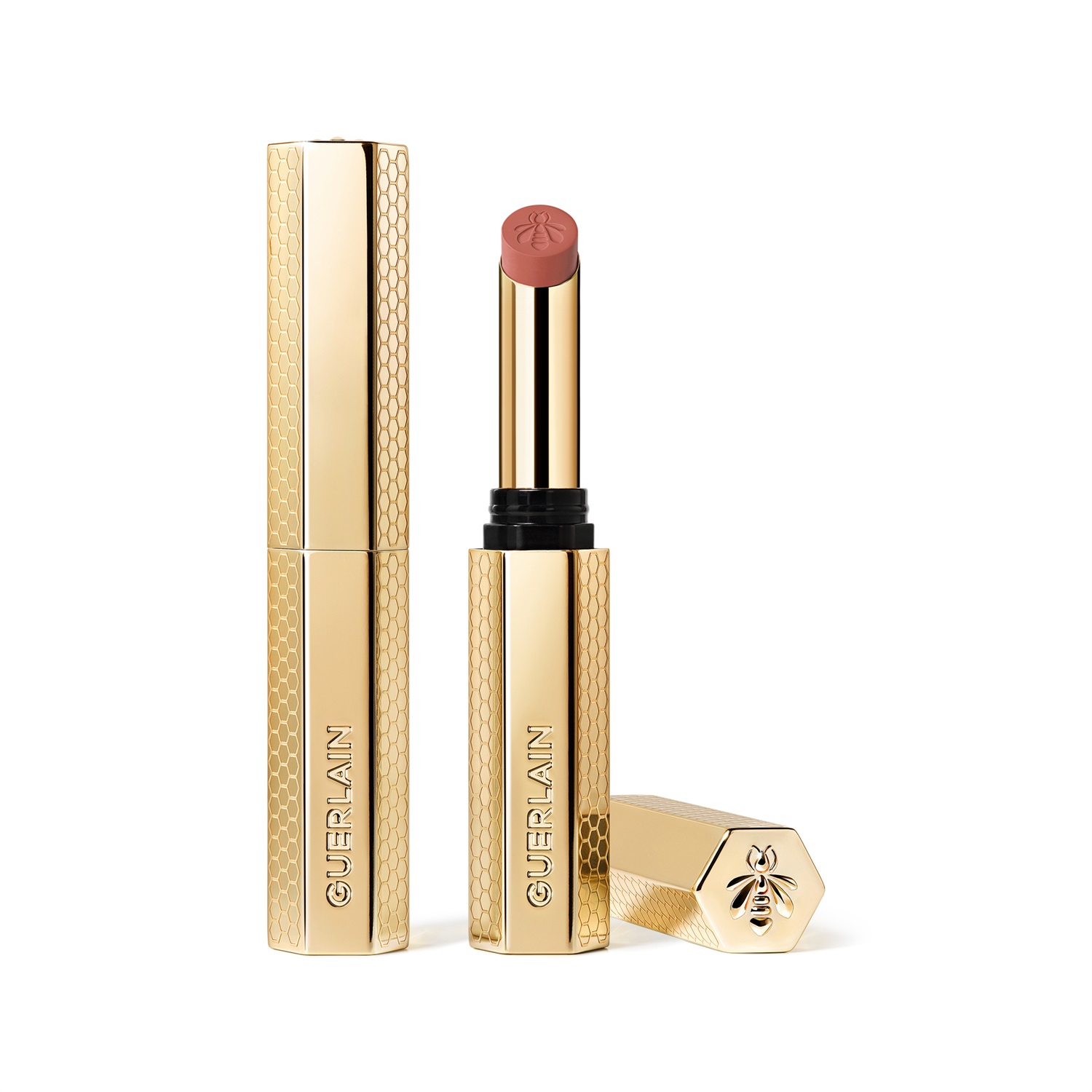Guerlain KissKiss Kissproof Honey Blurred Matte Lipstick 168 Blooming Lily 1.85g